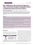 Role of Multiplanar Reconstruction Imaging and Three