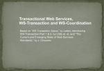 WS-Transaction - itk.ilstu.edu