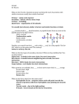 CH 460 Dr. Muccio What are the 4 levels of protein structure and