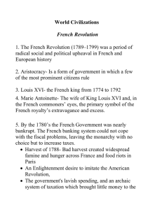 French Revolution - Hart County Schools