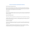 Posterior Reversible Encephalopathy Syndrome