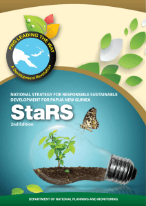 NATIONAL STRATEGY FOR RESPONSIBLE SUSTAINABLE