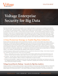 Voltage Enterprise Security for Big Data - HPE Security