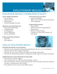 evolutionary biology - Case Western Reserve University