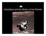 Gravitation and the Motion of the Planets