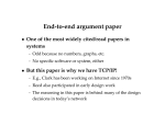 End-to-end argument paper