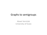Graphs to semigroups