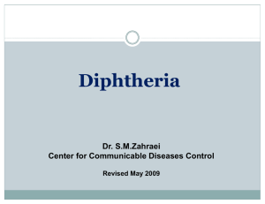 Diphtheria by Dr Sarma