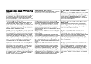READING AND WRITING GRID