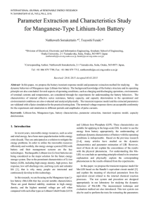 Parameter Extraction and Characteristics Study for