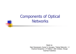 Components of Optical Networks