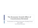 The Economic Growth Effect of Constitutions Revisited