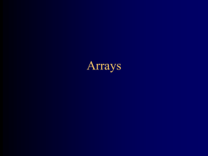 Arrays