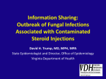 Multistate Outbreak Investigation of Fungal Meningitis