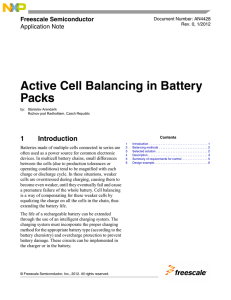 Active Cell Balancing in Battery Packs
