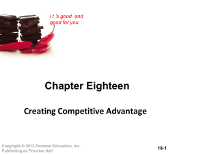 Competitor Analysis 18- 5 Copyright © 2012 Pearson Education, Inc