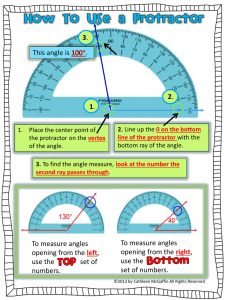 How to Use a Protractor