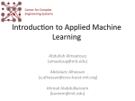 Introduc%on to Applied Machine Learning
