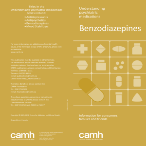 Understanding psychiatric medications: Benzodiazepines