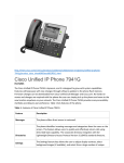 Cisco Unified IP Phone 7941G