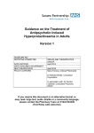 Guidance on the Treatment of Antipsychotic Induced