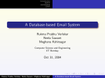 A Database-based Email System