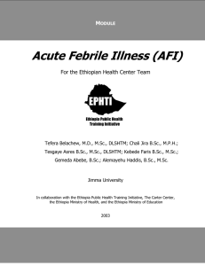 Acute Febrile Illness (AFI)