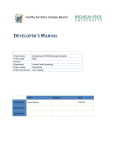 SEDS Developer*s Manual - Michigan State University