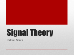 Signal Theory - Unit 10 - Communication Technology