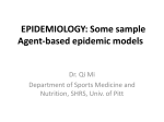 EPIDEMIOLOGY: A sample Agent-based epidemic model