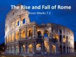 The Rise and Fall of Rome