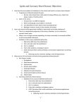 Lipids and Coronary Heart Disease: Objectives