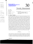 Viscosity Measurement - Northern Illinois University