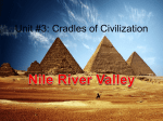 Unit #3: Cradles of Civilization