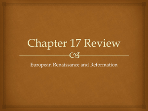 Chapter 17 Review - Ms. Shauntee