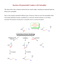 Reactions of Organometallic Complexes with Nucleophiles