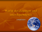 World development and interdependence