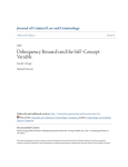 Delinquency Research and the Self-