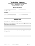 Application for Employment - The Sech
