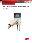 3M™ Shoes and Wrist Strap Tester 747