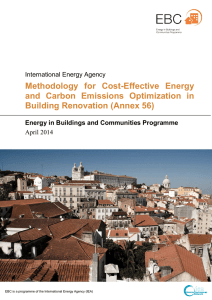 Methodology for Cost-Effective Energy and Carbon Emissions