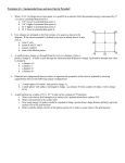Worksheet 6.5 - Equipotential Lines and Changes in Energy