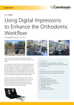 Using Digital Impressions to Enhance the Orthodontic Workflow