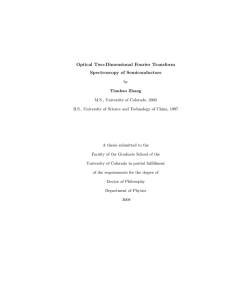 Optical Two-Dimensional Fourier Transform Spectroscopy of