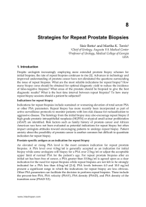 Strategies for Repeat Prostate Biopsies
