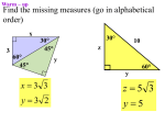 Finding sin, cos, and tan of an angle. Just writing a ratio