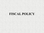 FISCAL POLICY