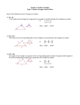Chapter 7: Similar Triangles Topic 5: Similar Triangle