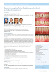 Current concepts of interdisciplinary orthodontic