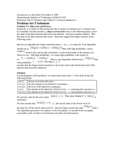 Introduction to Algorithms November 4, 2005